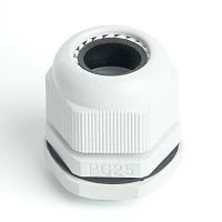 Сальник PG25 диаметр проводника 16-21 мм STEKKER, IP54, серый (DIY упаковка 2 шт) 49381
