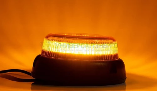 Фонарь предупредительно-сигнальный LED FT-100 3S, цвет жёлтый , крепится тремя винтами, с кабелем питания  1.5 м. FRISTOM FT-100 3S LED фото 2