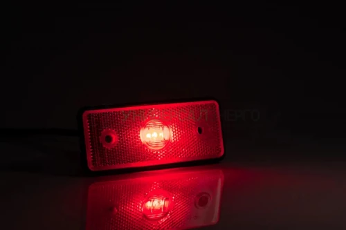 Фонарь габаритный красный LED с проводом  2х0.75 мм? дл. 0.5м. FRISTOM MD-013 C LED фото 2