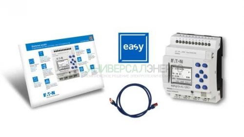 Набор стартовый EASY-BOX-E4-AC1 состоит из арт. 197215 (100/240V AC/DC) кабеля и лицензии для EASYSOFT v7 арт. 197226 EATON 197229