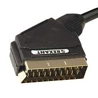 Шнур SCART Plug - SCART Plug 21pin 3м (GOLD) Rexant 17-1125