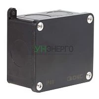 Коробка индустриальная 89х86х46мм IP68 с гладкими стенками черная DKC P68M2514 Коробка индустриальная 89х86х46мм IP68 с гладкими стенками черная DKC P68M2514