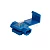 Зажим прокалывающий ответвительный ЗПО-2 - 2.5 мм2, синий, LD502-15 (DIY упаковка 10 шт) 39346