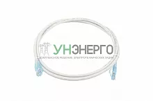 Патч-корд PC-LPM-UTP-RJ45-RJ45-C6-1.5M-LSZH-GY U/UTP кат.6 LSZH 1.5м сер. Hyperline 42237