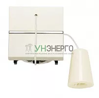 Механизм кнопки 2мод. со шнурком Zenit бел. ABB 2CLA224800N1101