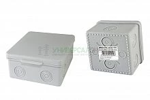 Распаячная коробка ОП 100х100х55мм, крышка, IP54, 8вх., без гермовводов, инд. штрихкод TDM