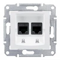 Механизм розетки комп. 2-м СП Sedna RJ45 бел. SchE SDN4800121