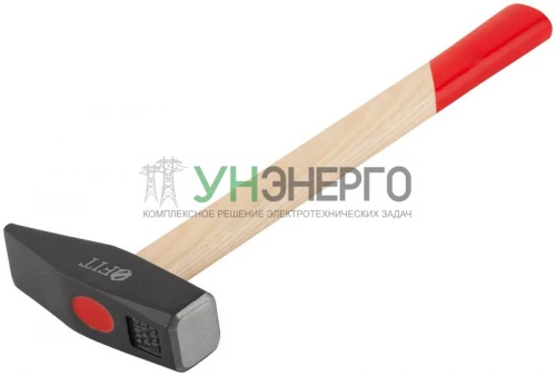 Молоток кованый 800г деревянная ручка FIT 44208 фото 2