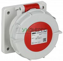 Розетка встраиваемая прямая ССИ-6142 16А 4п 3P+PE 6ч 380В IP67 IEK PSR62-016-4-0-67 Розетка встраиваемая прямая ССИ-6142 16А 4п 3P+PE 6ч 380В IP67 IEK PSR62-016-4-0-67