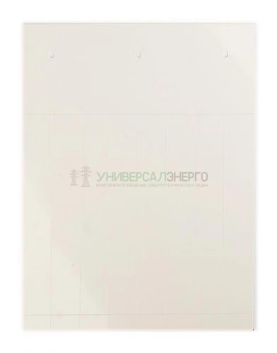 Табличка полужесткая установка в держатель для маркировки мод. оборудования ПВХ-0.5 бел. (уп.60шт) DKC TAS8715W