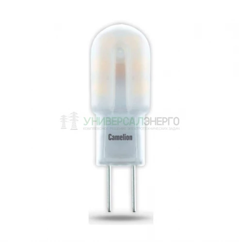 Лампа светодиодная LED1.5-JC/845/G4 1.5Вт капсульная 4500К бел. G4 120лм 12В Camelion 12022