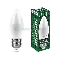 Лампа светодиодная SAFFIT SBC3709 Свеча E27 9W 2700K 55128