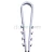 Дюбель-хомут для круглого кабеля (19-25мм), STEKKER DCL00-19-25, нейлон, белый (100шт.) 39333