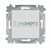 Выключатель 1-кл. 2п СП Levit IP20 сер./бел. ABB 2CHH590245A6016