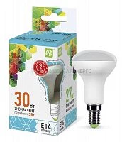 Лампа светодиодная LED-R50-standard 3Вт 4000К нейтр. бел. E14 270лм 160-260В ASD 4690612001470