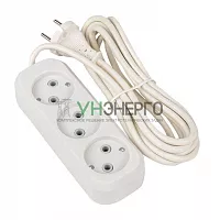 Удлинитель 3х3м без заземл. 10А IP20 Эксперт 2.2кВт ПВС 2х0.75 PROxima EKF UBA10-275-3-03 Удлинитель 3х3м без заземл. 10А IP20 Эксперт 2.2кВт ПВС 2х0.75 PROxima EKF UBA10-275-3-03