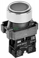 Кнопка LA167-BAF22 d22мм 1р черн. IEK BBT20-BAF22-2-22-67-K02