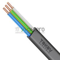Кабель TOKOV ELECTRIC ВВГ-Пнг(А)-LS 3х6 ОК (N PE) 0.66кВ (уп.100м) УТ000028594 Кабель TOKOV ELECTRIC ВВГ-Пнг(А)-LS 3х6 ОК (N PE) 0.66кВ (уп.100м) УТ000028594