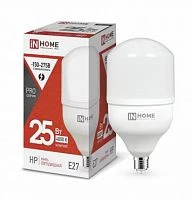Лампа светодиодная высокомощная LED-HP-PRO 25Вт цилиндр 4000К нейтр. бел. E27 2380лм 230В IN HOME 4690612031057