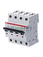 Выключатель автоматический модульный 4п B 10А 6кА S204 B10 ABB 2CDS254001R0105