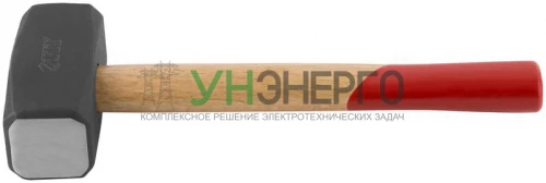 Кувалда кованая Профи 2кг деревянная ручка FIT 45120 фото 5