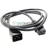 Кабель питания IEC 60320 С19 - IEC 60320 C20 - 1.8м DKC R5CORD9018