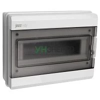 Бокс модульный накладной PDB/W 3012 GR (ЩРН-ПГ-12) IP65 пластик. JazzWay 5072008