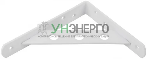 Уголок-кронштейн усиленный 150х125мм бел. КУРС 66101 фото 4