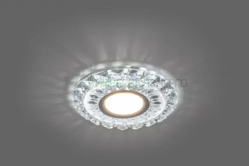 Светильник встраиваемый с белой LED подсветкой Feron CD922 потолочный MR16 G5.3 прозрачный 28897 фото 2