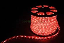 Дюралайт светодиодный Feron LED-R2W 2-х жильный , красный 1.44Вт/м 36LED/м 100м 220V 26061
