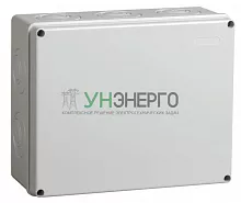 Коробка распаячная ОП 240х195х90 IP55 КМ41272 RAL7035 IEK UKO10-240-195-090-K41-55