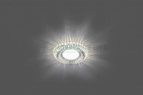 Светильник встраиваемый с белой LED подсветкой Feron CD904 потолочный MR16 G5.3 прозрачный 28977 фото 2