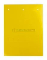 Табличка полужесткая установка в держатель ПВХ-0.5 желт. (уп.240шт) DKC TAS2715Y