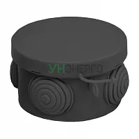 Коробка распаячная КМР-040-038 с крышкой 65х40 4 мембранных ввода IP54 черн. EKF plc-kmr-040-038-b Коробка распаячная КМР-040-038 с крышкой 65х40 4 мембранных ввода IP54 черн. EKF plc-kmr-040-038-b