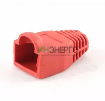 Колпачок на джек RJ45 красн. (уп.100шт) REXANT 05-1205