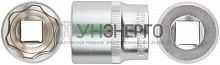 Головка шестигранная CrV 1/2дюйм 27мм FIT 62057