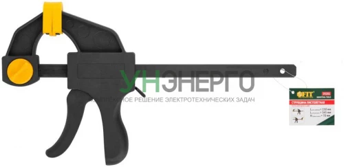 Струбцина нейлоновая пистолетная 150х345х70мм FIT 59281 фото 3