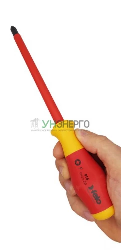 Отвертка диэлектрическая крестовая PH3х150 Felo 91430490 фото 4