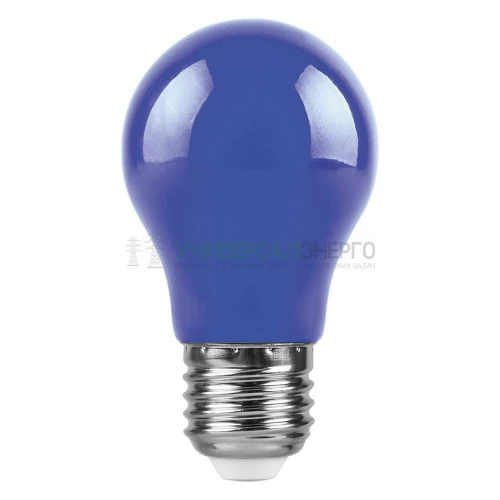 Лампа светодиодная Feron LB-375 E27 3W синий 25923 фото 4