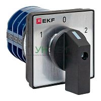 Переключатель кулачковый ПК-1-23 3п 32А "1-0-2" IP65 EKF pk-1-23-32-65