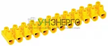 Колодка клеммная ЗВИ-15 н/г 4.0-10кв.мм 12 пар желт. IEK UZV7-015-06 Колодка клеммная ЗВИ-15 н/г 4.0-10кв.мм 12 пар желт. IEK UZV7-015-06