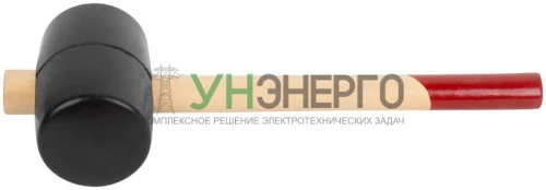 Киянка 65мм 600г деревянная ручка резиновая КУРС 45365 фото 5