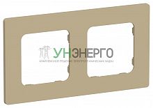 Рамка 2-м СП FLITE РУ-2-К-ФлХ хаки IEK FI-M22-32-20-K59