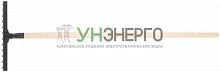 Грабли витой зуб 12 зубьев с деревянным черенком КУРС 76964