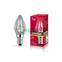 Лампа электрич. накаливания для ночников 7/P/CL/E14 220В 7Вт Е14 прозр. Camelion 13912 Лампа электрич. накаливания для ночников 7/P/CL/E14 220В 7Вт Е14 прозр. Camelion 13912