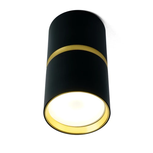 Светильник потолочный Feron ML186 Barrel ZEN MR16 GU10 35W 230V,  чёрный, золото 48639 фото 2