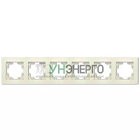 Рамка 6-м Афина универс. сл. кость (ivory) Universal A1043-I