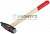 Молоток кованый 300г деревянная ручка FIT 44203