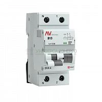 Выключатель автоматический дифференциального тока 2п (1P+N) B 13А 300мА тип A 6кА DVA-6 Averes EKF rcbo6-1pn-13B-300-a-av