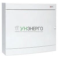 Щит распределительный навесной Unix 2х18мод. IP41 бел. дверь PROxima EKF ux-2x18-nw